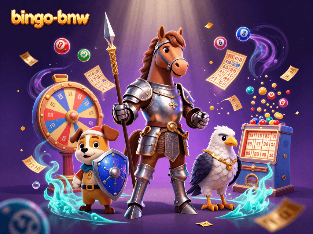 Experience thrilling wins at bingo-bnw with a vibrant and dynamic illustrated bingo scene.