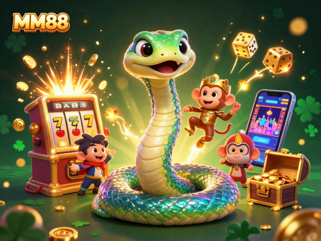 Spin the reels and join MM88 for exciting wins, featuring dynamic gaming elements and vibrant visuals.