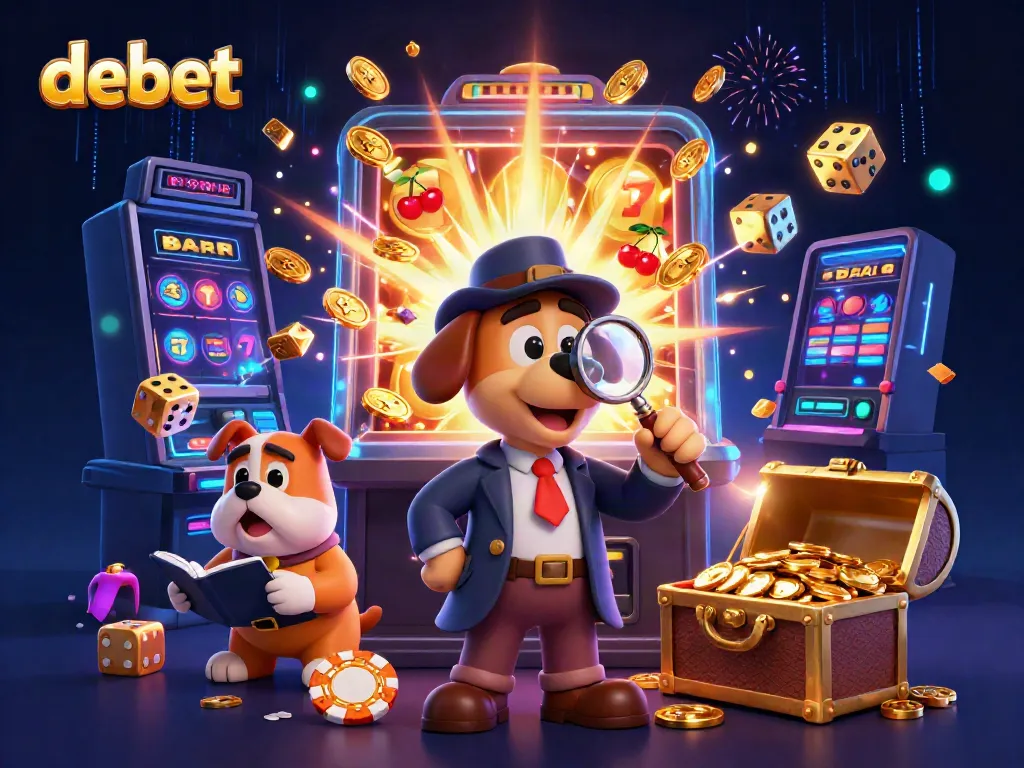 Engage with debet's exciting casino games featuring dynamic characters and vibrant gaming elements.
