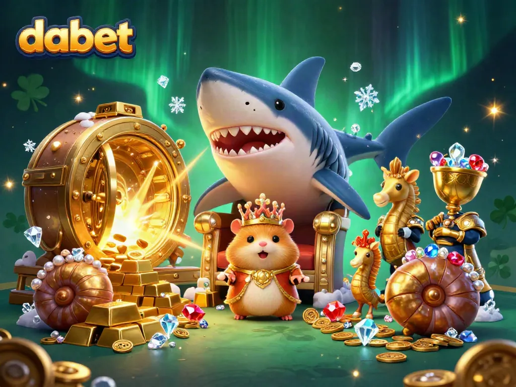 Experience thrilling dabet gambling adventures with the dynamic hamster king and treasure elements.