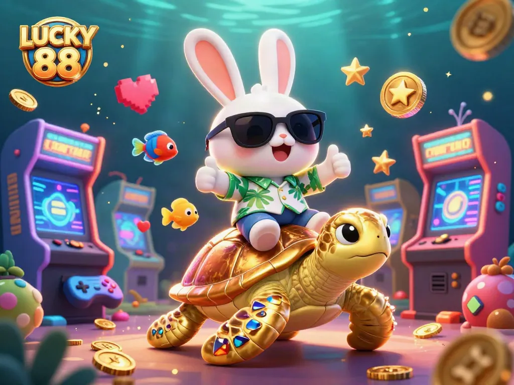 Engage with LUCKY 88, where players enjoy thrilling casino adventures featuring vibrant 3D illustrations of fun and rewards.