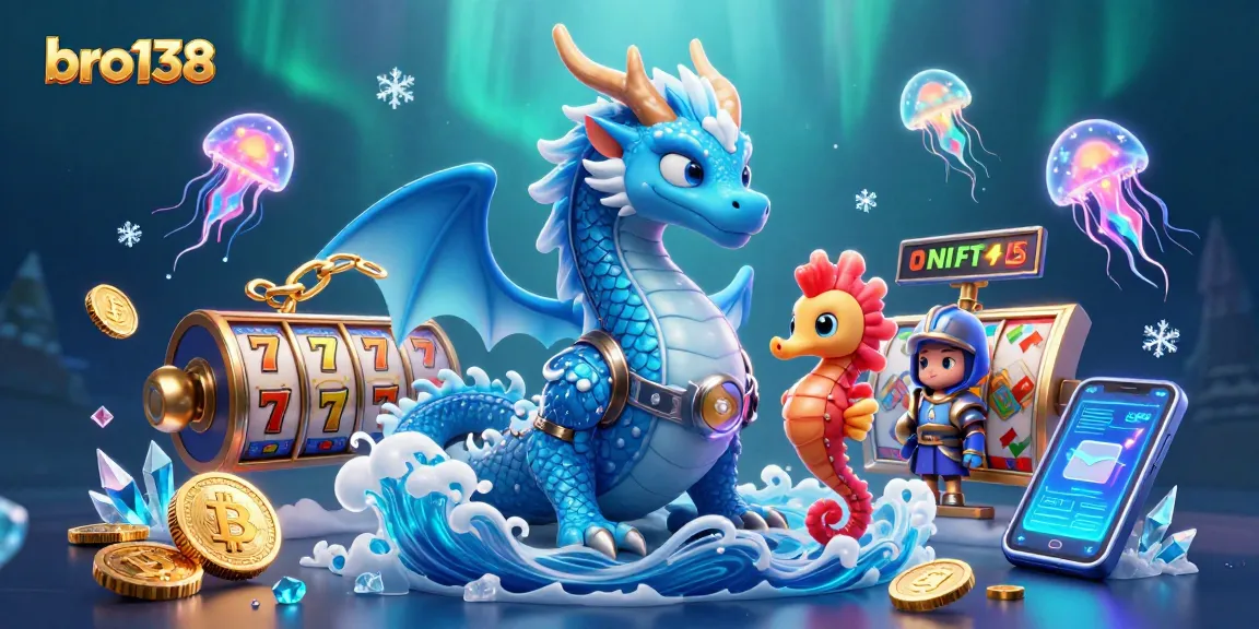 Menangkan jackpot di bro138 dengan gambar ilustrasi slot dan karakter 3D menarik.