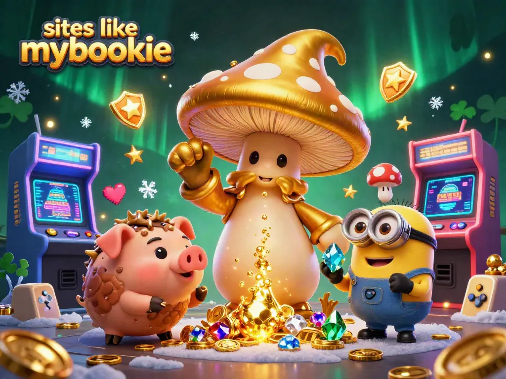 Experience thrilling winnings with sites like mybookie in a vibrant 3D casino world.