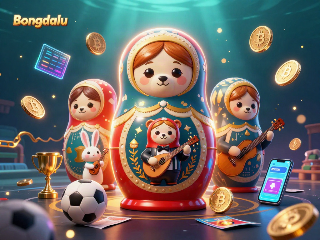 Bet on Bongdalu with vivid sports elements and vibrant 3D characters in a dynamic casino scene