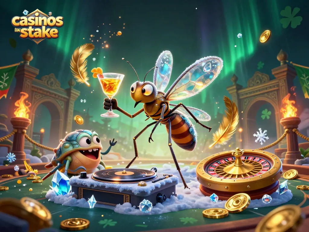 Spin thrilling gameplay at casinos like stake, showcasing engaging characters and vibrant casino elements.