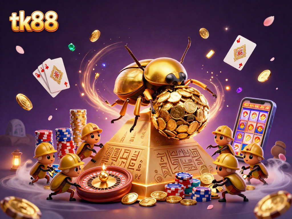 Engage with tk88 by exploring the excitement of a vibrant casino scene filled with winning elements.