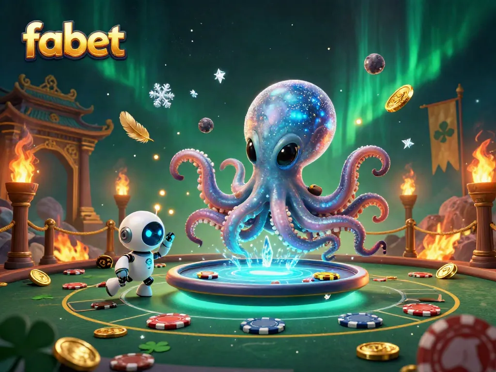 Experience fabet's exciting alien poker game with vibrant colors and dynamic universe.