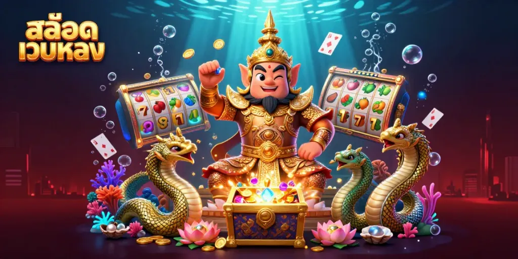 เล่นเกม สล็อตเว็บตรง พร้อมกับการ์ดและสมบัติใต้ทะเลที่สวยงาม