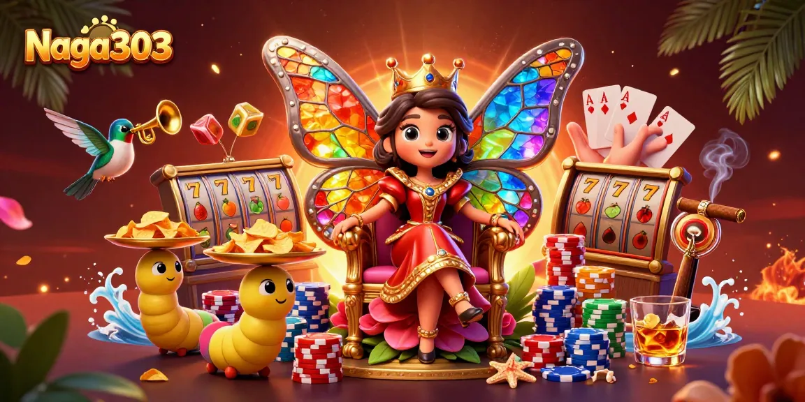 Naga303 menghadirkan ratu kupu-kupu berdampak di dunia kasino dengan simbol jackpot dan slot.