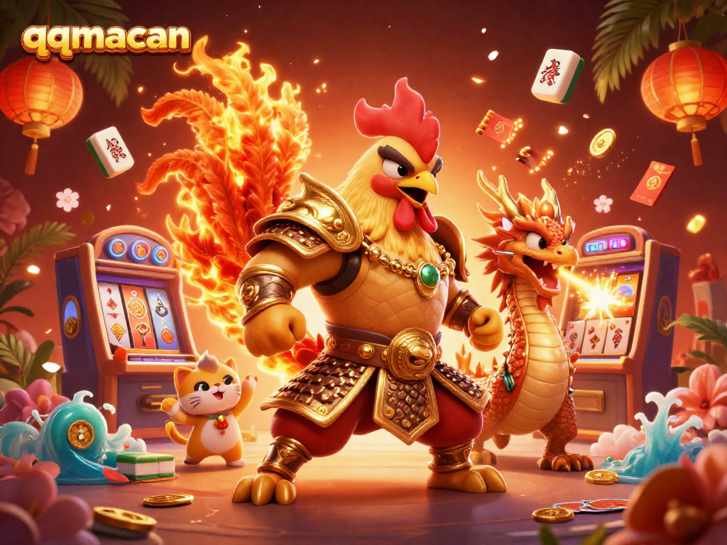 Join the action with qqmacan featuring colorful characters and vibrant casino elements.