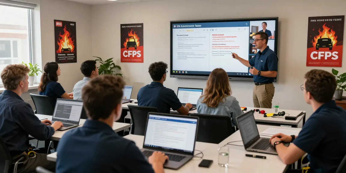 CFPS Certification Saudi Arabia training session with engaged professionals in a live virtual classroom environment.