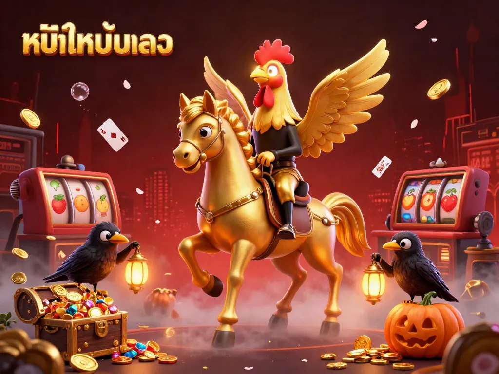 Experience thrilling หนังใหม่ชนโรง adventures in an energetic casino scene with colorful gaming elements.