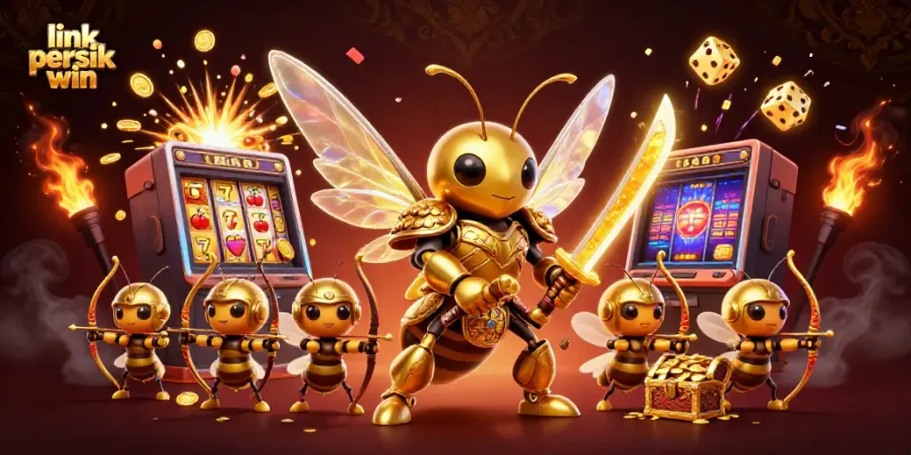 Menangkan jackpot dengan link persik win di mesin slot 3D yang berkilau dan ramai.