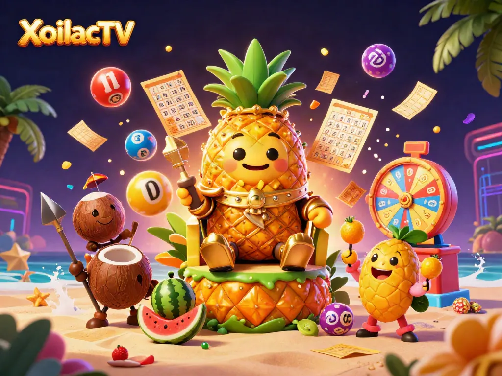 Experience the excitement with XoilacTV showcasing vibrant, dynamic casino elements and engaging characters.