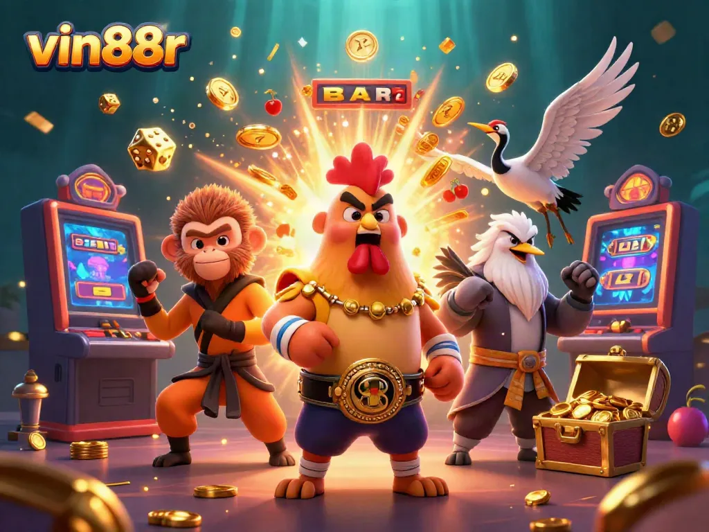 Experience thrilling action at vin88r in this vibrant casino world with dynamic gaming elements.