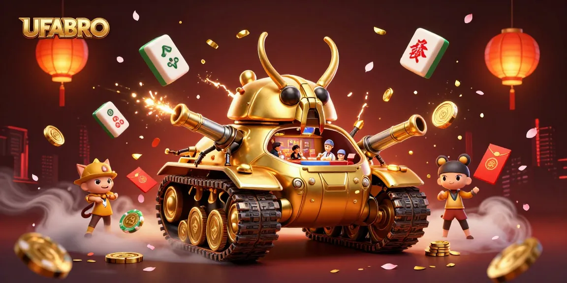 UFABRO offers thrilling gameplay with a vibrant miniature casino inside a golden beetle tank.