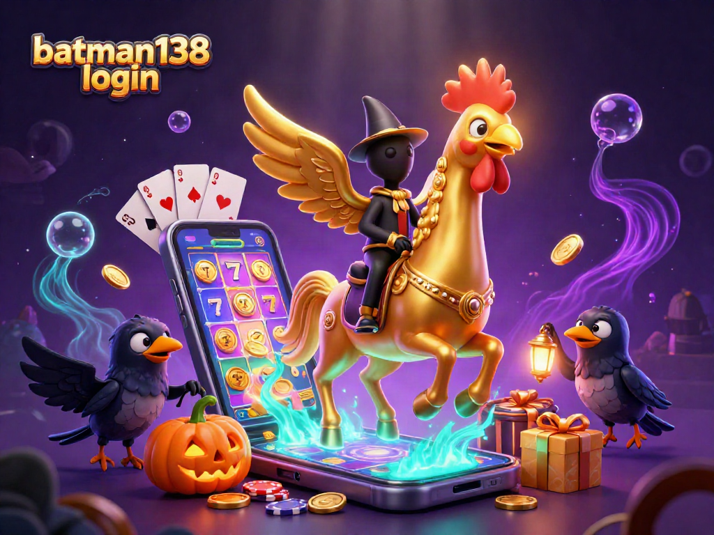 Join the excitement with batman138 login and enjoy thrilling slot games, golden coins, and vibrant casino visuals.