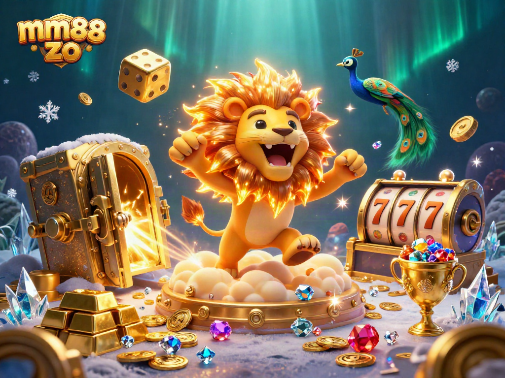 Experience the thrill of mm88 zo with an exciting illustration showcasing vibrant casino elements and characters.