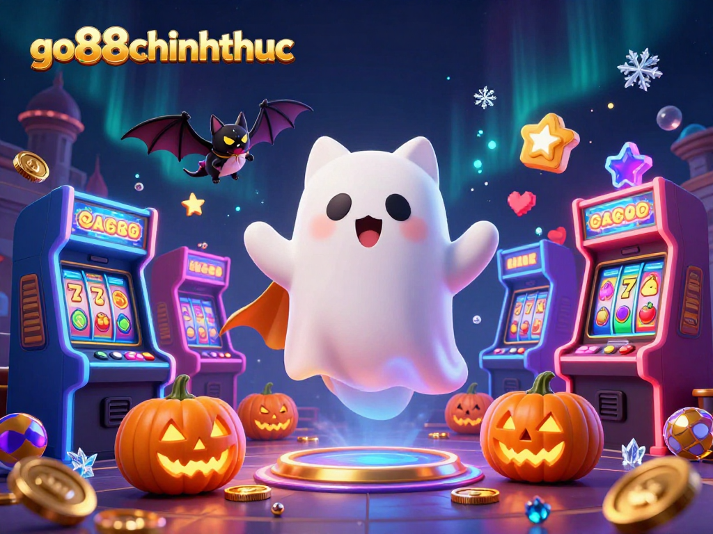 Engage with go88chinhthuc at this thrilling haunted casino adventure, featuring a ghost cat and arcade games.