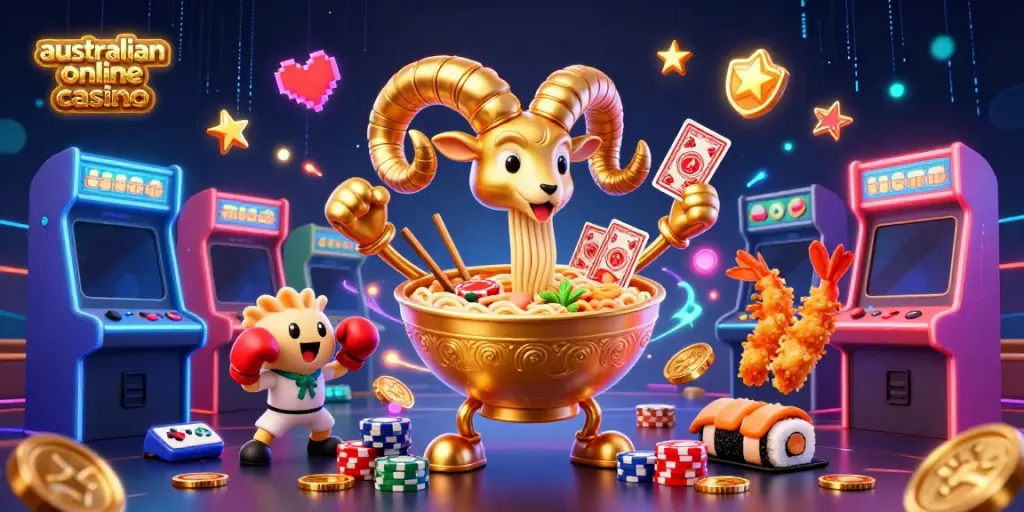 Experience the excitement of the australian online casino australia with vibrant 3D characters and dynamic game elements.