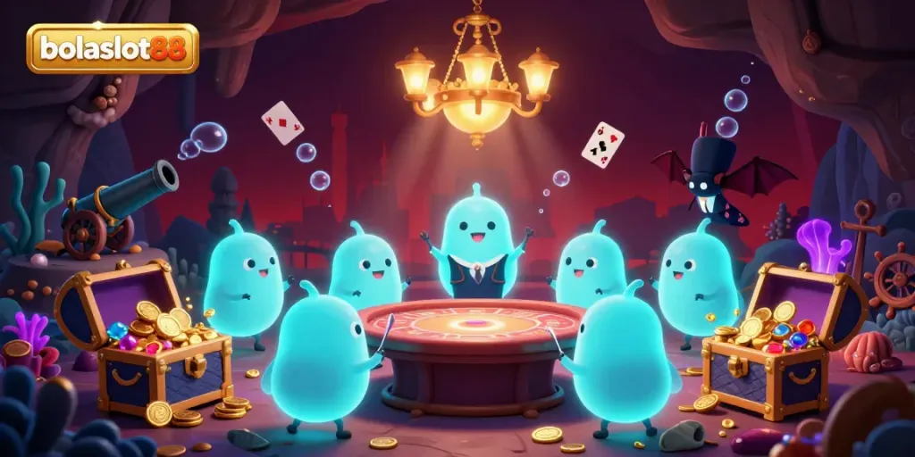 Experience casino excitement with bolaslot88's vibrant glowworm casino scene.