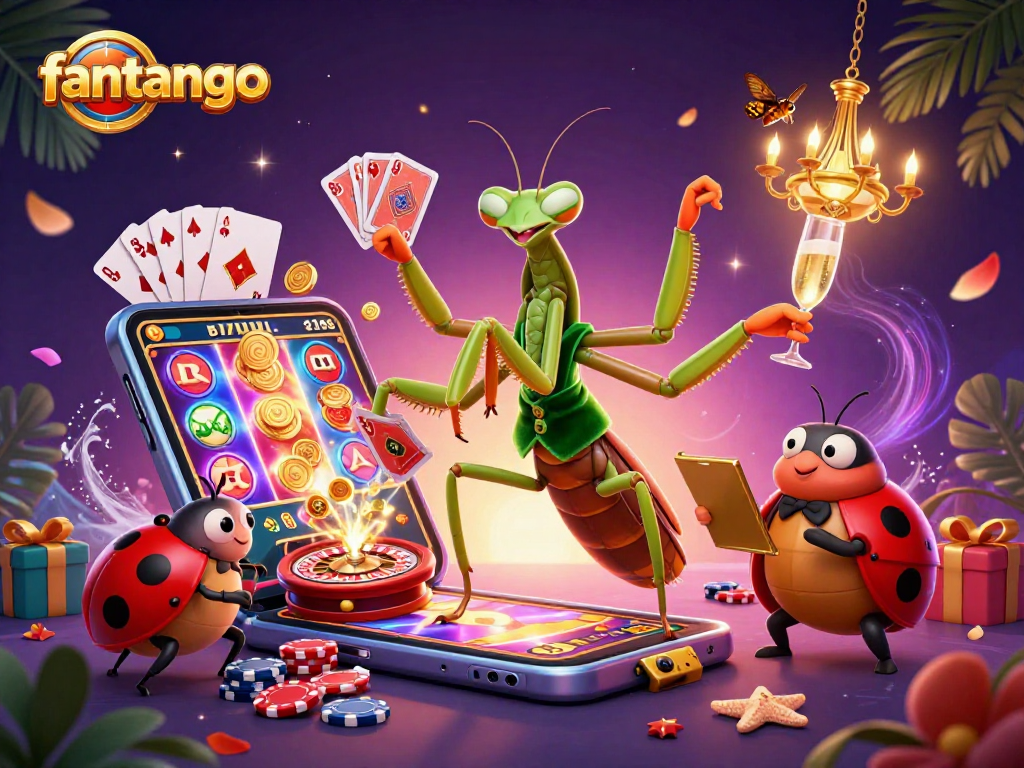 Experience the thrill of fantango with colorful slot games, dynamic characters, and vibrant casino elements.