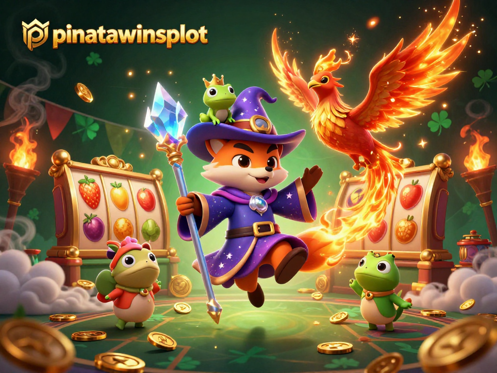Spin to win in pinatawinsslot with vibrant characters and dynamic slot elements!
