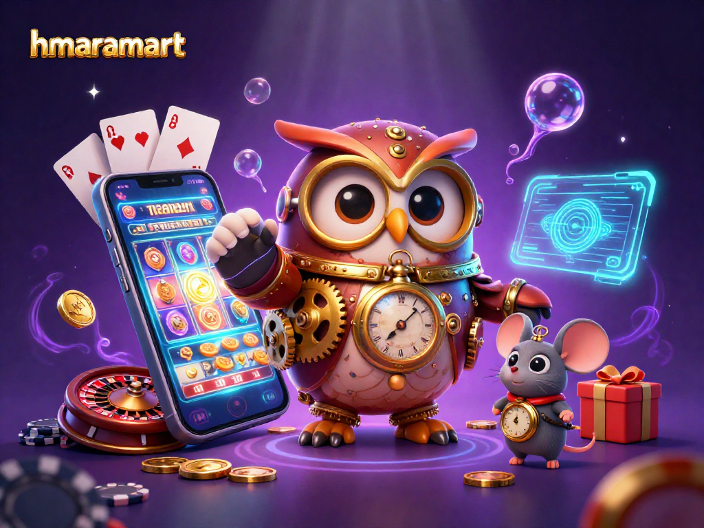 Experience thrilling spins at hmaramart with vibrant 3D casino elements and enchanting visuals.